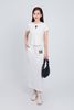 BJT33051 - Chân váy vải cotton dáng suông dài cạp chun co giãn xẻ tà bên hông thân váy trang trí hoạ tiết in cao cấp - PANTIO