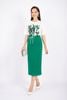 BAT92723 - Áo thun dạo phố vải cotton dáng suông thân ngực in họa tiết trang trí - PANTIO