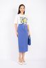 BAT92723 - Áo thun dạo phố vải cotton dáng suông thân ngực in họa tiết trang trí - PANTIO