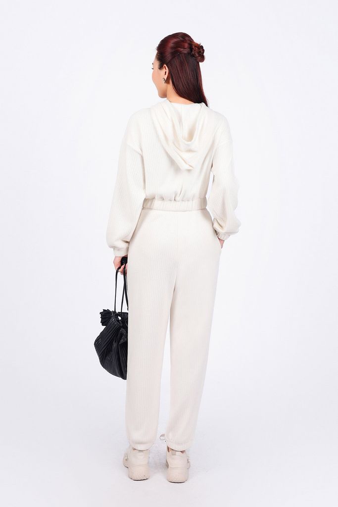 BQD93240 - Quần bộ thể thao vải len dáng suông dài cạp chun bo gấu thời trang - PANTIO