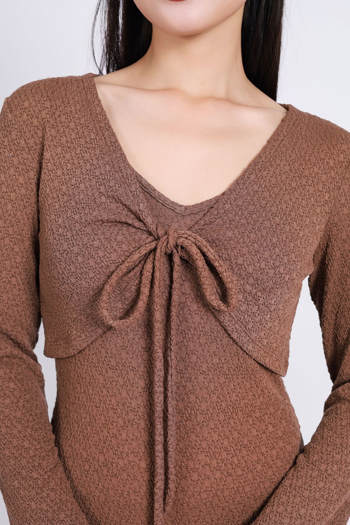 BDD93249 - Đầm hai dây dạo phố vải thô chun dáng suông thân váy suông dài - PANTIO