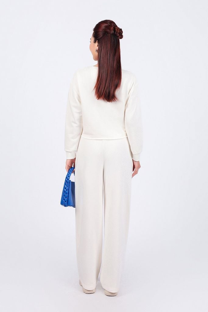 BQT93250 - Quần bộ thể thao vải cotton dáng suông cạp chun co giãn thân quần phối đường gân trang trí - PANTIO