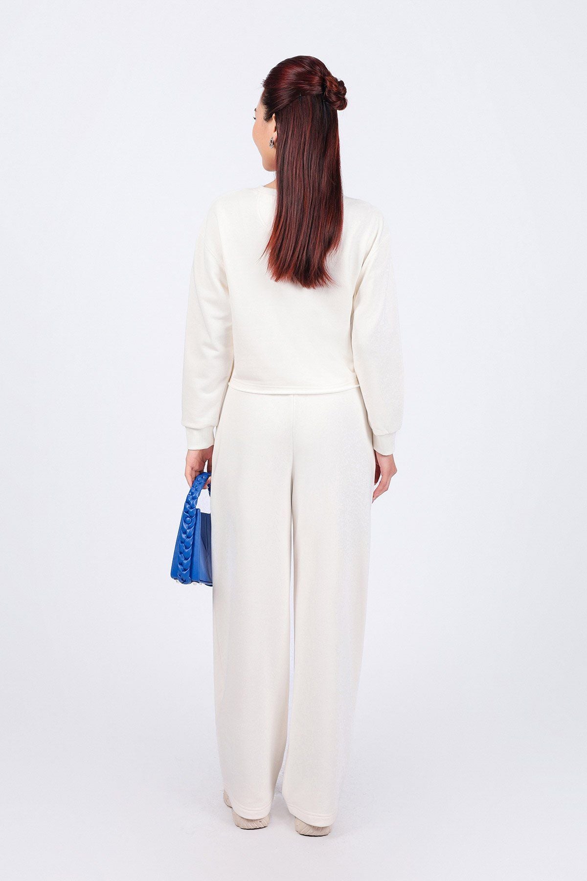 BQT93250 - Quần bộ thể thao vải cotton dáng suông cạp chun co giãn thân quần phối đường gân trang trí - PANTIO