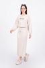 BAT93295 - Áo bộ thể thao vải len dáng croptop cổ trong ngực áo thêu hoạ tiết cao cấp kèm áo dây đen cotton - PANTIO