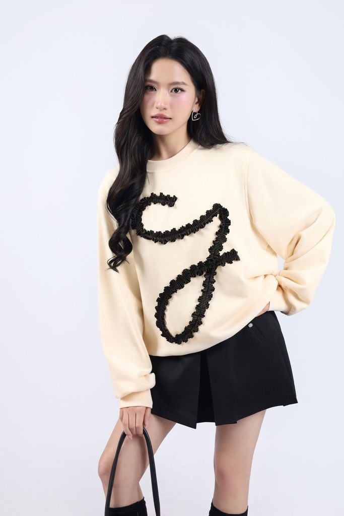 FQN9382 - Quần short dáng A, túi cơi giả đính cúc, khóa thân sau, cạp liền, ly súp to thân trước giả váy - JAN.