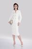 BAV72522 - Áo vest nữ chất liệu thô dày, cổ cách điệu - PANTIO