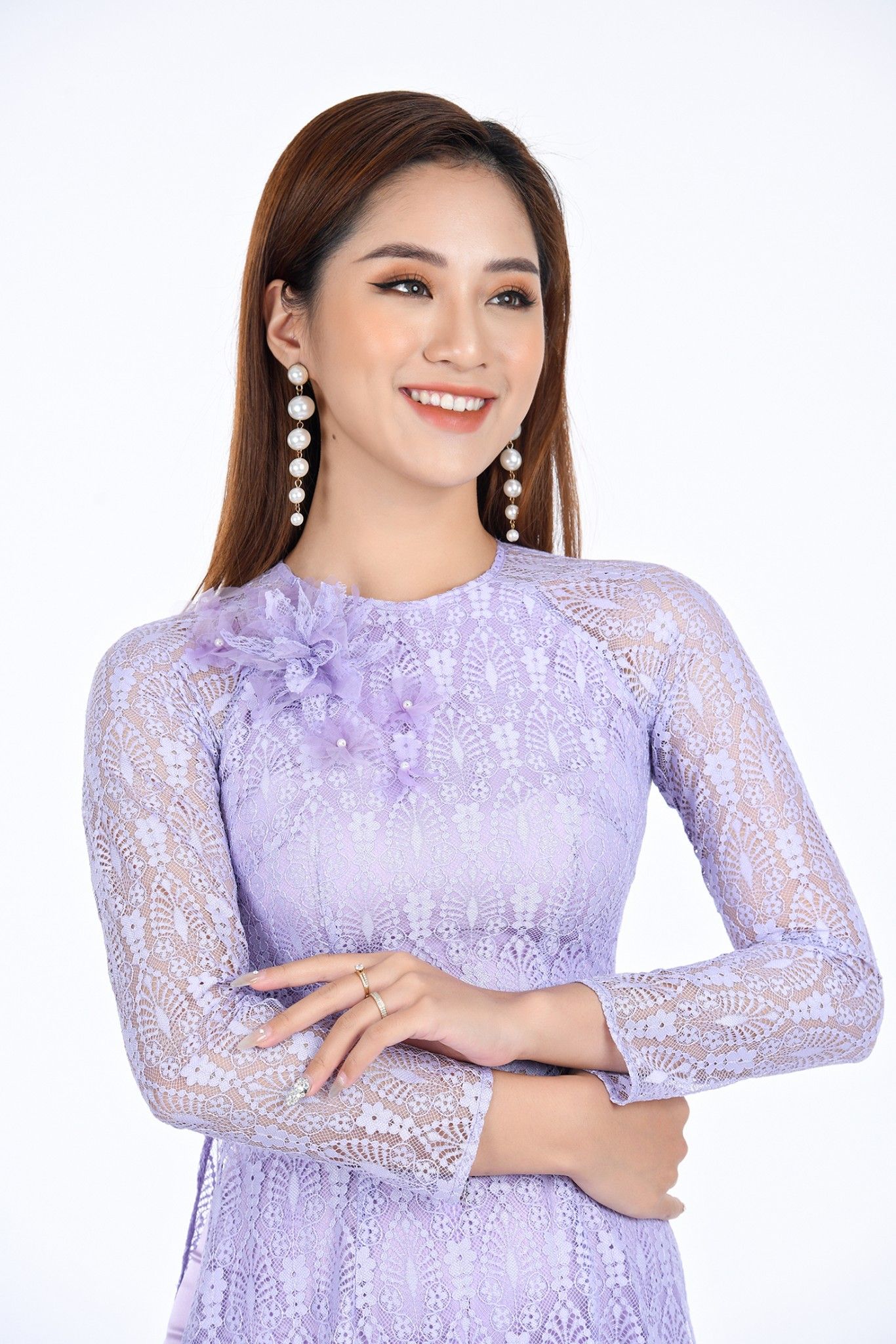 BDQ50069 - Quần dài truyền thống vải lụa dáng suông ống rộng cạp liền - PANTIO