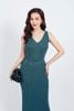 BDO422 - Đầm len hai dây thời trang cao cấp dáng ôm cổ xẻ V sâu - PANTIO