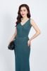 BDO422 - Đầm len hai dây thời trang cao cấp dáng ôm cổ xẻ V sâu - PANTIO