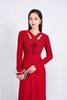 BAT93271 - Áo khoác mỏng vải thô chun co giãn dáng croptop cổ chữ V thắt dây nơ - PANTIO