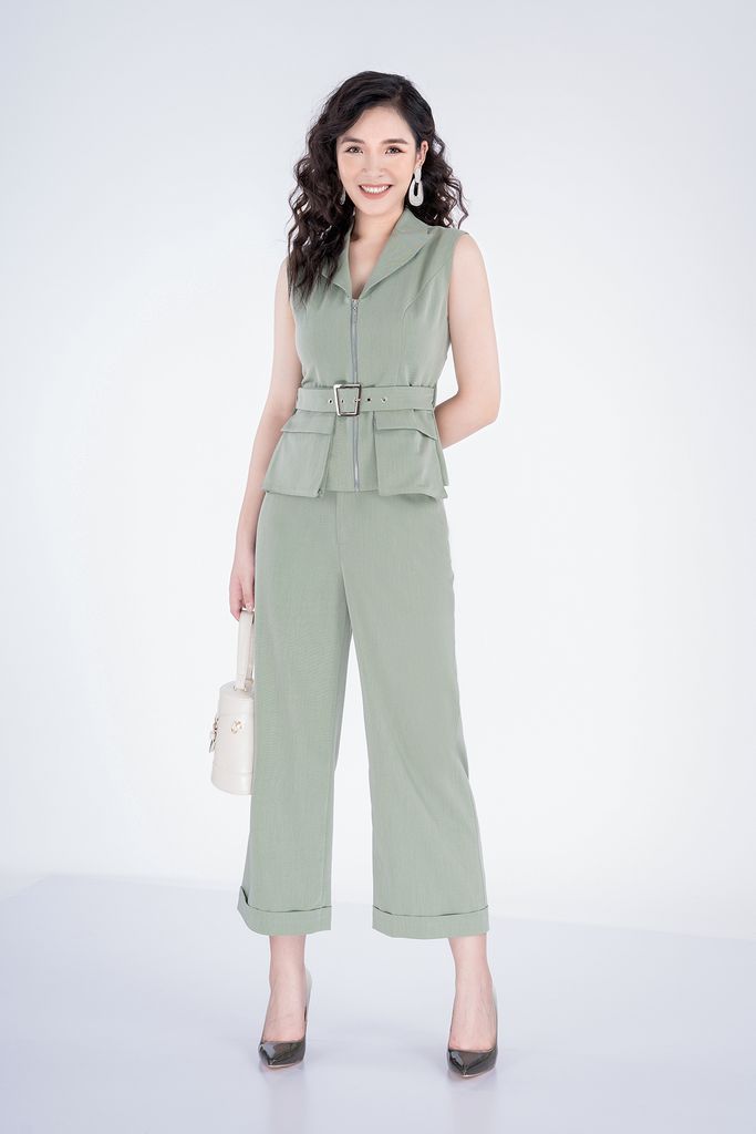 Quần suông chất liệu thô BQL35045 - PANTIO