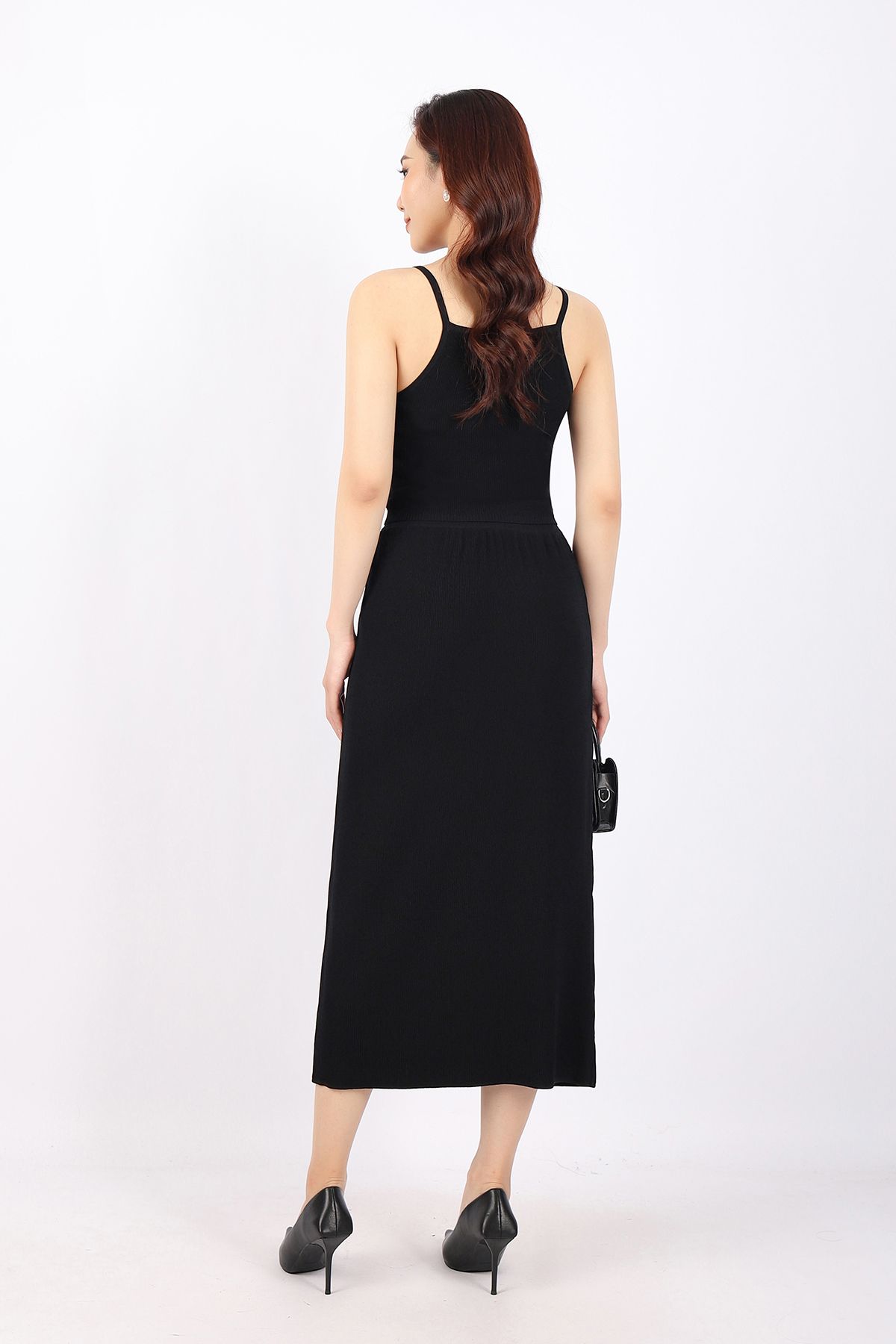 BOL376 - Áo len hai dây cao cấp dáng ôm cổ vuông - PANTIO