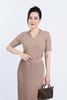 BOL446 - Áo len thời trang cao cấp dáng ôm co giãn cổ xẻ chữ V tay ngắn - PANTIO