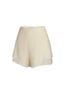 BQN13458 - Quần short vải tơ dáng suông gấu quần xếp tầng tạo kiểu khoá thân sau - JAN.