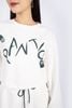 BTT9003 - Bộ thể thao vải cotton áo dáng croptop phối hình in trang trí quần bo gấp cạp chun - PANTIO