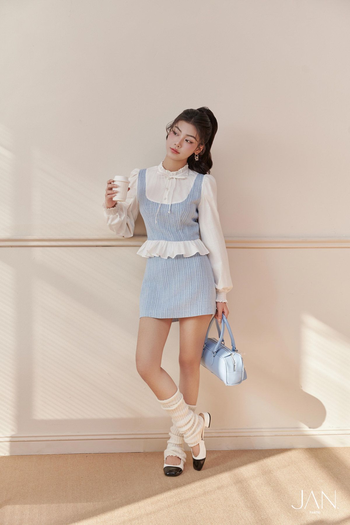 FJN9705 - Chân váy dáng A ngắn - JAN.