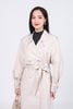 FAT9437 - Áo thun cao cấp vải lưới co giãn dáng ôm cổ cao tay lửng - PANTIO