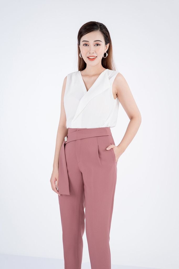 FQL5469 - Quần lửng chất liệu Tuýt-si - PANTIO