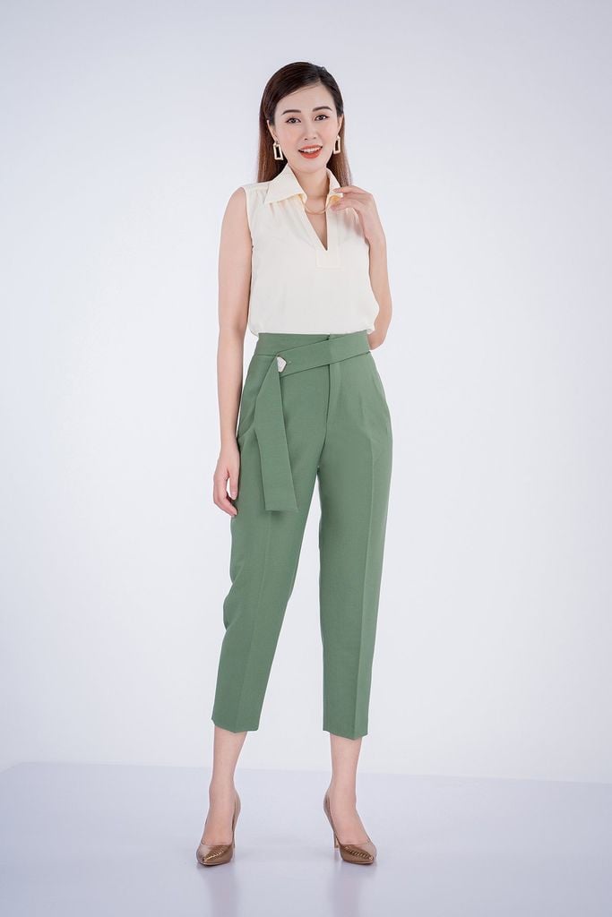 FQL5469 - Quần lửng chất liệu Tuýt-si - PANTIO
