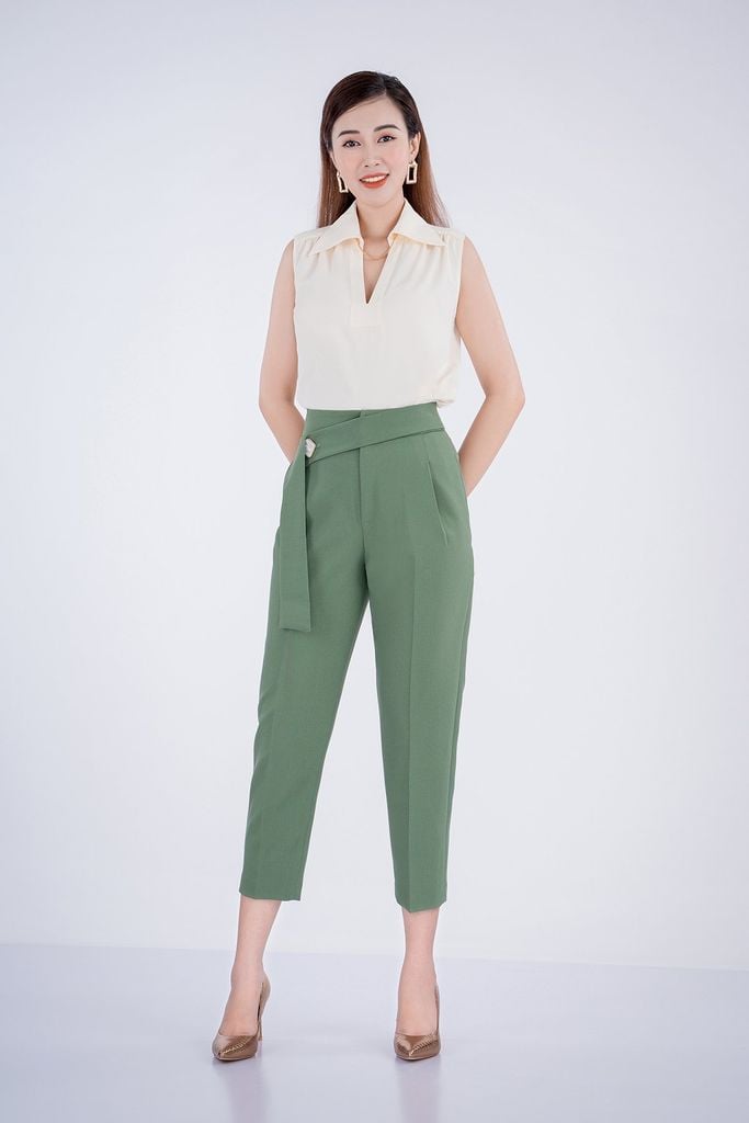 FQL5469 - Quần lửng chất liệu Tuýt-si - PANTIO