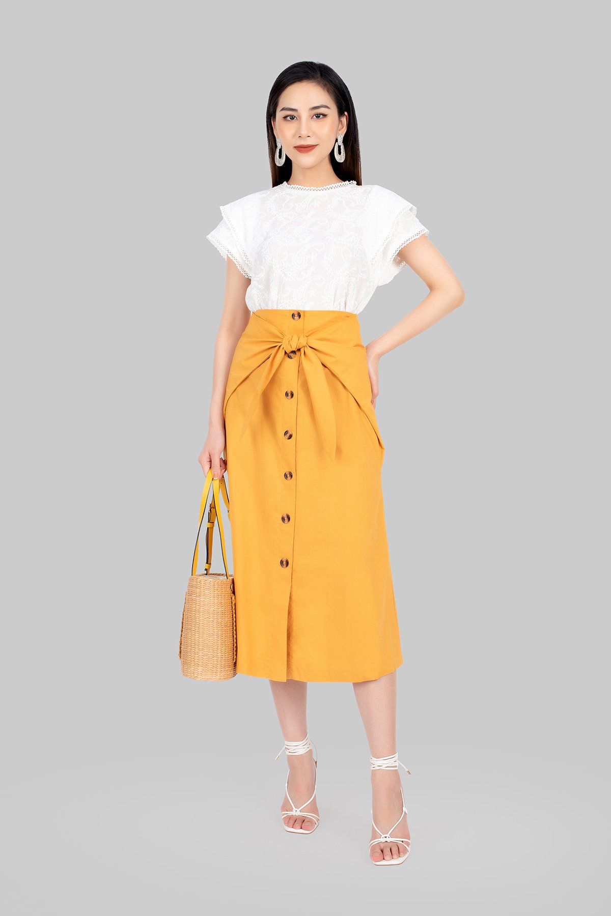 6 NGUYÊN TẮC VÀNG ĐỂ MIX CHÂN VÁY MIDI CHUẨN KHÔNG CẦN CHỈNH  MM Outfit