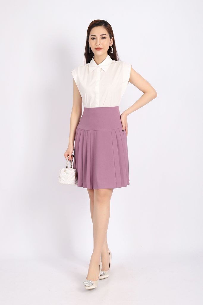 Chân váy chữ a ngắn đẹp phong cách streetwear  DKMV Skirt Odette DKMV   Local Brand Việt Nam