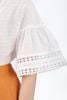 BJN32810 - Chân váy công sở vải thô đũi dáng A phối ly bong cạp đính cúc tạo kiểu khóa thân sau - PANTIO
