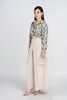 FAS33658 - Áo kiểu dạo phố vải lụa cổ đức dáng croptop gấu áo bo chun - PANTIO