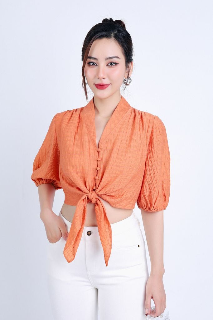FQB172 - Quần Jean cao cấp vải Denim dáng ôm gấu gập tạo kiểu - PANTIO