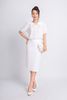 FAS33746 - Áo kiểu thô đũi dáng croptop cổ kiểu phối dây nơ gấu áo bo chun - PANTIO