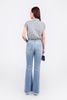 FAS33779 - Áo sơ mi công sở vải thô mỏng dáng croptop cổ đức eo rút thun tạo kiểu cài khuy trước - PANTIO