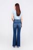 FAS33779 - Áo sơ mi công sở vải thô mỏng dáng croptop cổ đức eo rút thun tạo kiểu cài khuy trước - PANTIO