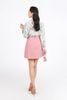 FAS33976 - Áo sơ mi công sở vải chiffon hoa dáng suông cổ đức tay dài cài khuy thân trước - PANTIO
