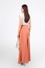 FAS34000 - Áo sơ mi công sở vải chiffon xốp dáng suông cổ xẻ V tay chờm có đệm vai - PANTIO