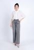 FQB164 - Quần Jean cao cấp vải Denim dáng suông phối hoạ tiết hai bên hông - PANTIO