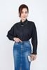 FJB021 - Chân váy bò cao cấp dáng dài xẻ tà trước thời trang- PANTIO