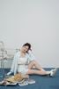 FQN3380 - Quần short dạo phố vải thô mỏng eo phối ren cạp bo chun - JAN.