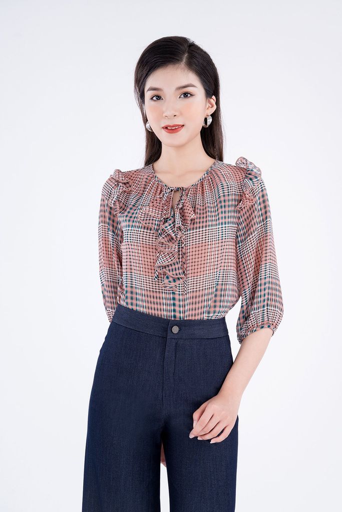 BQL32483 - Quẩn lửng chất liệu thô ống suông - PANTIO