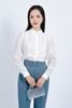 FQD51112 - Quần công sở vải thô đũi dáng Baggy cạp cao đính khuy trang trí thân quần phối ly bong tạo kiểu - PANTIO