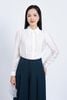 FQL7506 - Quần lửng công sở vải thô dáng xoè ống quần xếp ly bong tạo kiểu khoá thân trước - PANTIO
