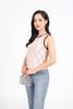 FAT1449 - Áo thun vải len cổ tròn không tay thân áo hoạ tiết thời trang gấu áo bo chun co giãn - PANTIO