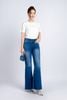 FAT3355 - Áo thun dạo phố vải cotton dáng suông cổ tròn tay phối ren tạo kiểu thân đính tag chữ kim loại trang trí - PANTIO
