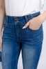 FQB168 - Quần jean cao cấp vải denim dáng loe ống vẩy gấu rút tua rua tạo kiểu - PANTIO