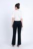 FQB174 - Quần Jean cao cấp vải Denim dáng loe ống vẩy kèm dây vải tạo kiểu - PANTIO