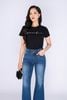 FAT3386 - Áo thun dạo phố vải cotton dáng suông cổ tròn thân phối hình in trang trí - PANTIO