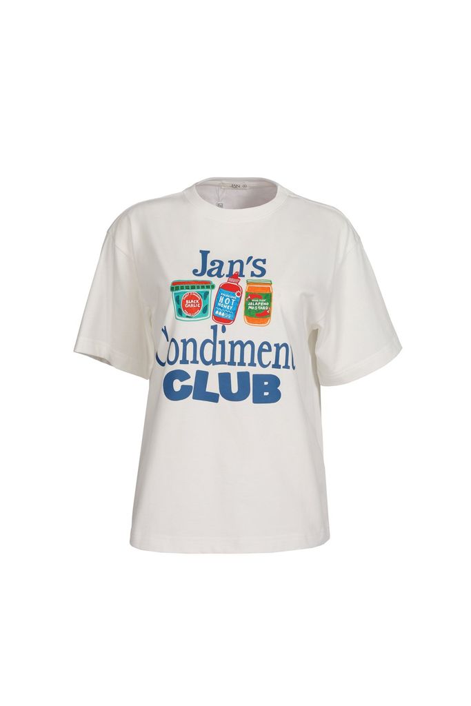 FAT3491 - Áo thun cotton cao cấp dáng suông rộng cổ tròn thân áo in hoạ tiết thời trang - JAN.