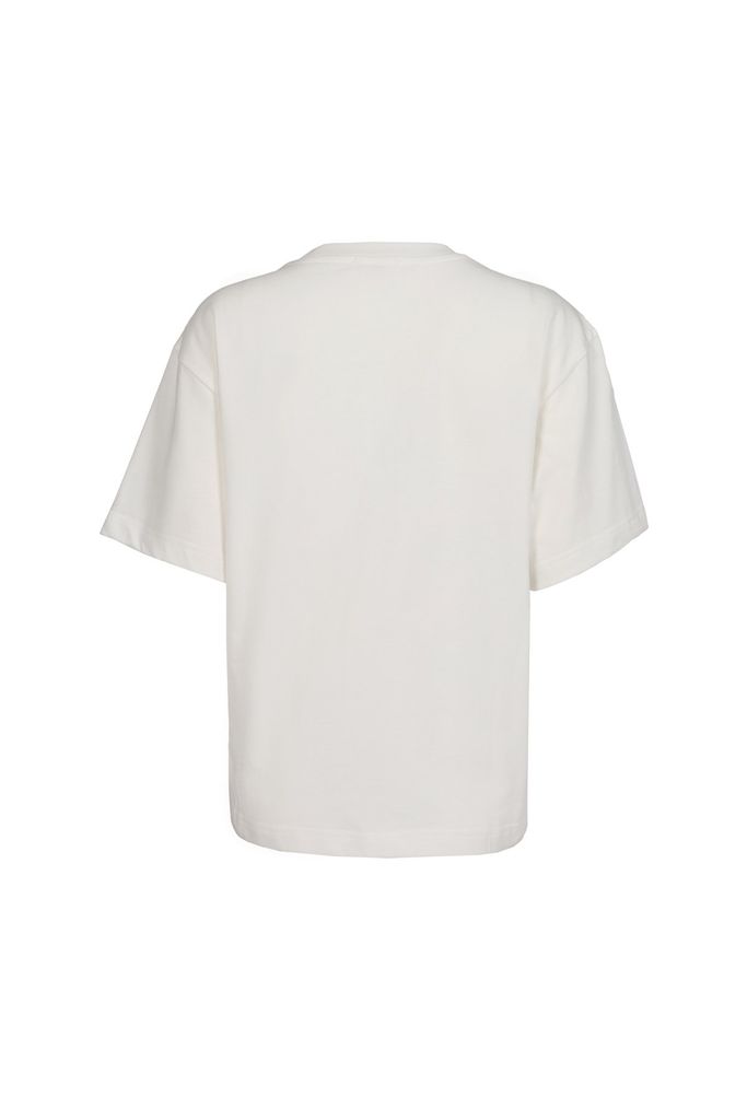 FAT3491 - Áo thun cotton cao cấp dáng suông rộng cổ tròn thân áo in hoạ tiết thời trang - JAN.