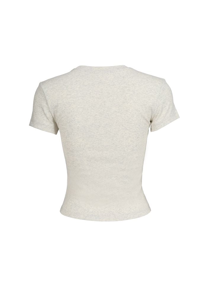 FAT3495 - Áo thun cotton cao cấp dáng ôm cổ tròn ngực áo hoạ tiết thời trang - JAN.