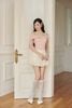 FAT3530 - Áo thun vải len cao cấp dáng ôm ngực xoắn trễ vai phối dây nơ thời trang - JAN.