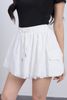 FJN3718 - Chân váy ngắn vải gió dáng bí cạp chun co giãn - JAN.